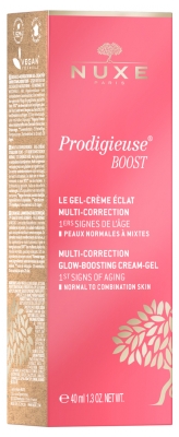 Nuxe Prodigieuse Boost Le Gel-Crème Éclat Multi-Correction 40 ml