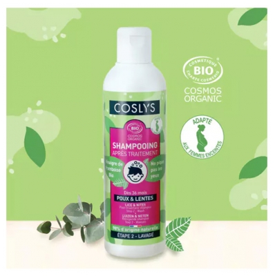 Coslys Shampoing Après-Traitement Poux et Lentes 230 ml