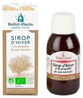 Ballot-Flurin Sirop d'Hiver à la Propolis Bio 100 ml Ballot-Flurin Sirop d'Hiver à la Propolis Bio 100 ml