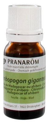 Pranarôm Bio Essential Oil Madagascar Lemongrass 10ml