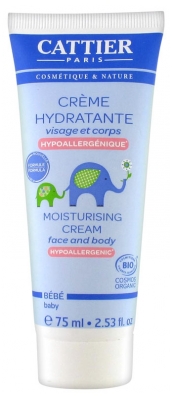 Cattier Baby Hypoallergenic Moisturising Cream 75ml Cattier Baby Hypoallergenic Moisturising Cream 75ml