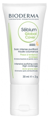 Bioderma Sébium Global Cover 30 ml + 2 g Bioderma Sébium Global Cover 30 ml + 2 g