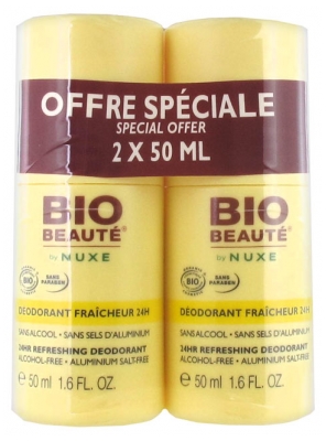 Bio Beauté Déodorant Fraîcheur 24H Lot de 2 x 50 ml