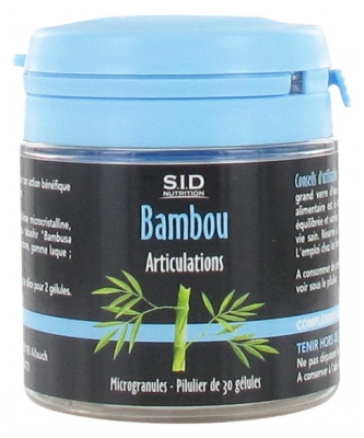S.I.D Nutrition Articulations Bambou 30 Gélules