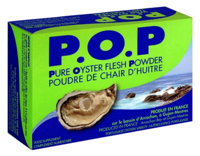 Laboratoires ITC POP Poudre d'Huîtres Portugaises Sauvages 150 Gélules Laboratoires ITC POP Poudre d'Huîtres Portugaises Sauvages 150 Gélules