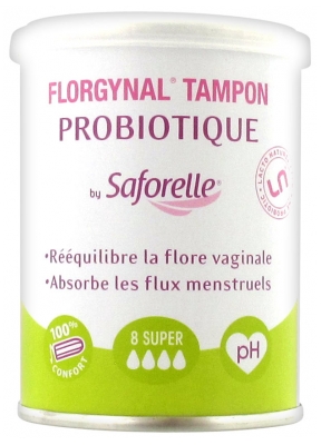 Saforelle Florgynal Tampon Probiotique 8 Super Saforelle Florgynal Tampon Probiotique 8 Super