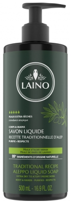 Laino Savon Liquide Recette Traditionnelle d'Alep 500 ml Laino Savon Liquide Recette Traditionnelle d'Alep 500 ml