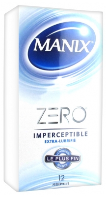 Manix Zéro Imperceptible Extra-Lubrifié 12 Préservatifs Manix Zéro Imperceptible Extra-Lubrifié 12 Préservatifs