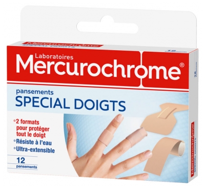 Mercurochrome Special Fingers 12 Dressings