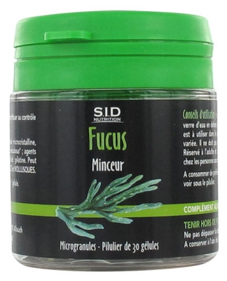 S.I.D Nutrition Minceur Fucus 30 Gélules