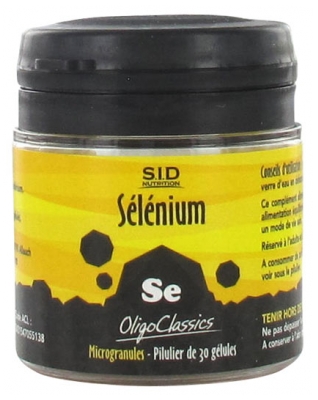 S.I.D Nutrition OligoClassics Sélénium 30 Gélules