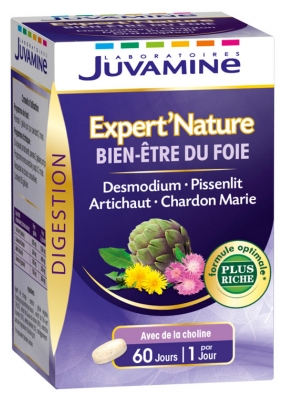 Juvamine Expert'Nature Liver Well-Being 60 Tablets
