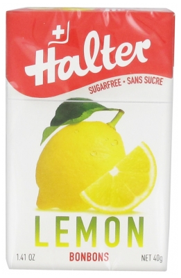 Halter Zuckerfreie Zitronenbonbons 40 g Halter Zuckerfreie Zitronenbonbons 40 g