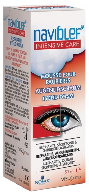 Novax Pharma Naviblef Intensive Care Mousse Pour Paupières 50 ml Novax Pharma Naviblef Intensive Care Mousse Pour Paupières 50 ml