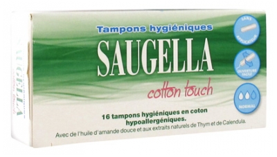 Saugella Cotton Touch 16 Normal Hygienic Tampons