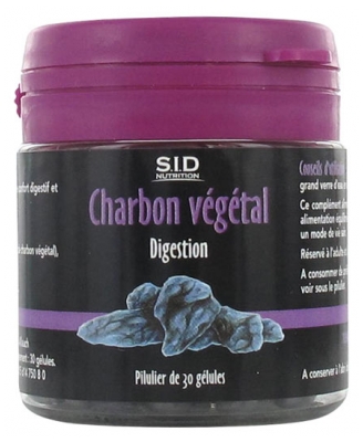 S.I.D Nutrition Digestion Charbon Végétal 30 Gélules
