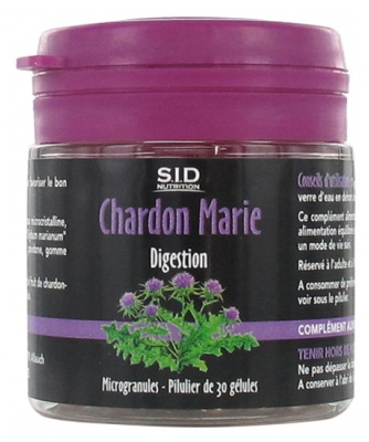 S.I.D Nutrition Digestion Chardon Marie 30 Gélules