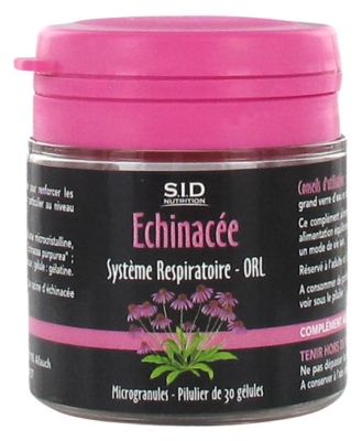 S.I.D Nutrition Respiratory System - ORL Echinacea 30 Capsules