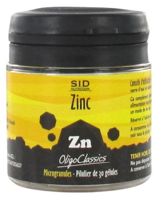 S.I.D Nutrition OligoClassics Zinc 30 Gélules
