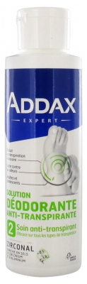 Addax Pieds Solution Déodorante Anti-Transpirante Zirconal 125 ml