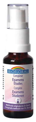 Biofloral Bach Flowers Organic Complex Exams Studies C14 20 ml Biofloral Bach Flowers Organic Complex Exams Studies C14 20 ml