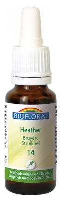 Biofloral Fleurs de Bach Communication Sociabilité Bruyère n°14 Bio 20 ml Biofloral Fleurs de Bach Communication Sociabilité Bruyère n°14 Bio 20 ml
