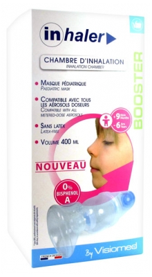 Visiomed Inhaler Booster Chambre d'Inhalation 9 Mois - 6 Ans Visiomed Inhaler Booster Chambre d'Inhalation 9 Mois - 6 Ans