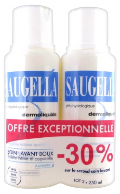 Saugella Dermoliquide Lot de 2 x 250 ml Saugella Dermoliquide Lot de 2 x 250 ml