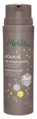 Melvita Men 3 in 1 Global Face Gel 50ml