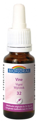 Biofloral Organic Bach Flowers Understanding Acceptation Vine n°32 20 ml Biofloral Organic Bach Flowers Understanding Acceptation Vine n°32 20 ml