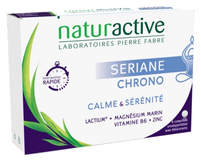 Naturactive Sériane Chrono Calme & Sérénité 6 Comprimés Naturactive Sériane Chrono Calme & Sérénité 6 Comprimés