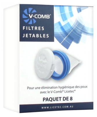 Licetec V-Comb 8 Filtres Jetables