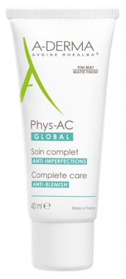 A-DERMA Phys-AC Global Soins Anti-Imperfections 40 ml A-DERMA Phys-AC Global Soins Anti-Imperfections 40 ml
