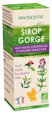 Phytoceutic Sirop Gorge aux Huiles Essentilles Bio 100 ml Phytoceutic Sirop Gorge aux Huiles Essentilles Bio 100 ml