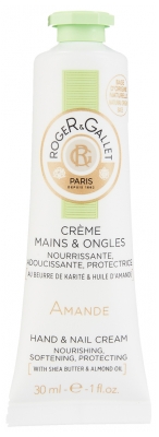 Roger & Gallet Almond Hand and Nail Cream 30ml Roger & Gallet Almond Hand and Nail Cream 30ml