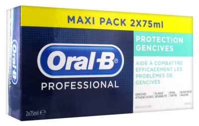 Oral-B Professional Protection Gencives Lot de 2 x 75 ml