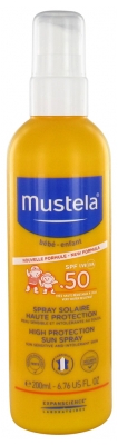 Mustela Spray Solaire Haute Protection SPF50 200 ml Mustela Spray Solaire Haute Protection SPF50 200 ml