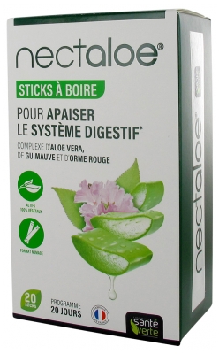 Santé Verte Nectaloe 20 Sticks Santé Verte Nectaloe 20 Sticks