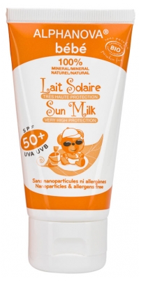Alphanova Bébé Lait Solaire Bio SPF50+ 50 ml Alphanova Bébé Lait Solaire Bio SPF50+ 50 ml