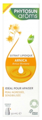 Phytosun Arôms Extrait Lipidique Arnica Bio 50 ml Phytosun Arôms Extrait Lipidique Arnica Bio 50 ml