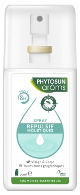 Phytosun Arôms Spray Répulsif Moustiques 75 ml Phytosun Arôms Spray Répulsif Moustiques 75 ml