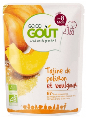 Good Goût Organic Pumpkin and Bulgur Tagine From 8 Months 190 g Good Goût Organic Pumpkin and Bulgur Tagine From 8 Months 190 g