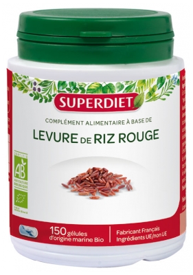 Super Diet Levure de Riz Rouge Bio 150 Gélules Super Diet Levure de Riz Rouge Bio 150 Gélules