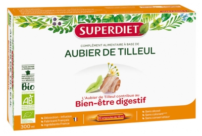 Super Diet Aubier de Tilleul Bio 20 Ampoules Super Diet Aubier de Tilleul Bio 20 Ampoules