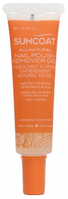 Suncoat Dissolvant à Vernis Entièrement Naturel En Gel 30 ml Suncoat Dissolvant à Vernis Entièrement Naturel En Gel 30 ml