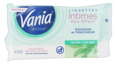 Vania Kotydia Lingettes Intimes Duo Effect 20 Lingettes Vania Kotydia Lingettes Intimes Duo Effect 20 Lingettes