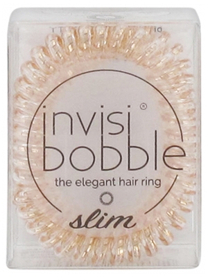 Invisibobble Slim 3 Anneaux à Cheveux - Couleur : Bronze Me Pretty Invisibobble Slim 3 Anneaux à Cheveux - Couleur : Bronze Me Pretty
