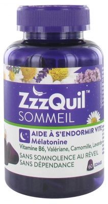 ZzzQuil Sommeil 60 Gommes ZzzQuil Sommeil 60 Gommes