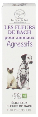 Elixirs & Co Bach Flowers for Agressive Pets Organic 10ml
