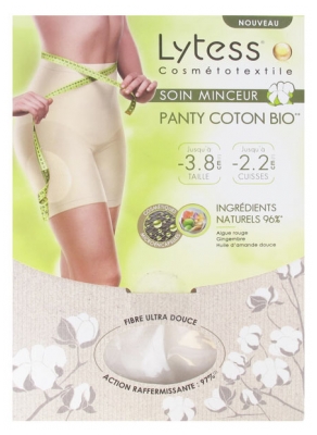 Lytess Cosmétotextile Soin Minceur Panty en Coton Bio - Taille : S/M - Peau Claire